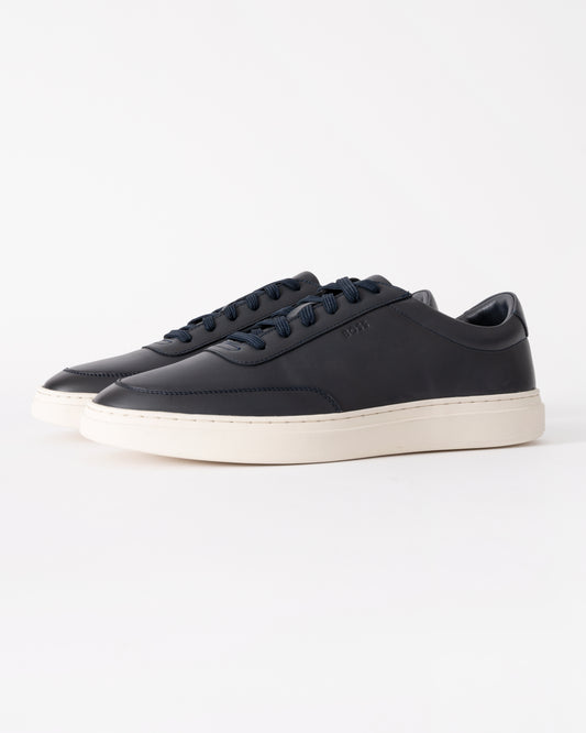 BOSS Orange Kieran_Tenn_buox Mens Trainers - Dark Blue 401