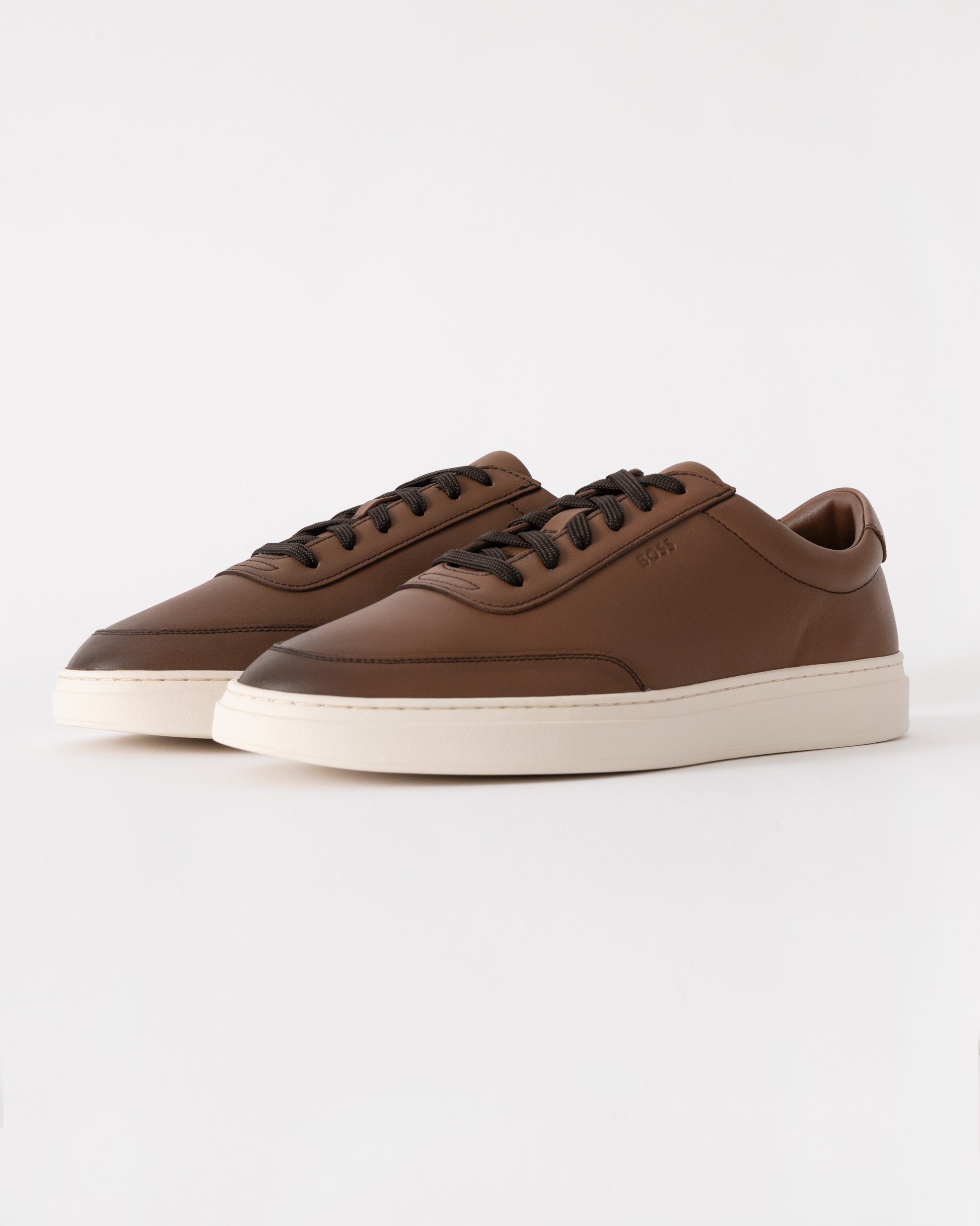 BOSS Orange Kieran Tenn Buox Trainers in Medium Brown 210