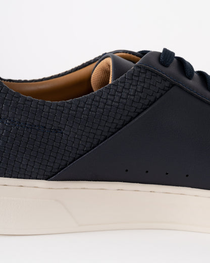 BOSS Orange Kieran Tenn Lwvpu Mens Trainers - Dark Blue 401 | CHO | Designer Mens Trainers