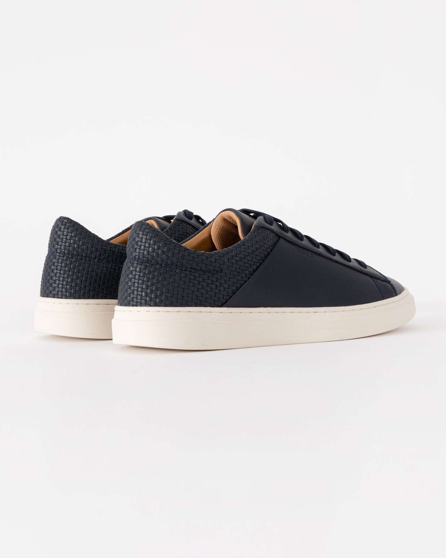 BOSS Orange Kieran Tenn Lwvpu Mens Trainers - Dark Blue 401 | CHO | Designer Mens Trainers