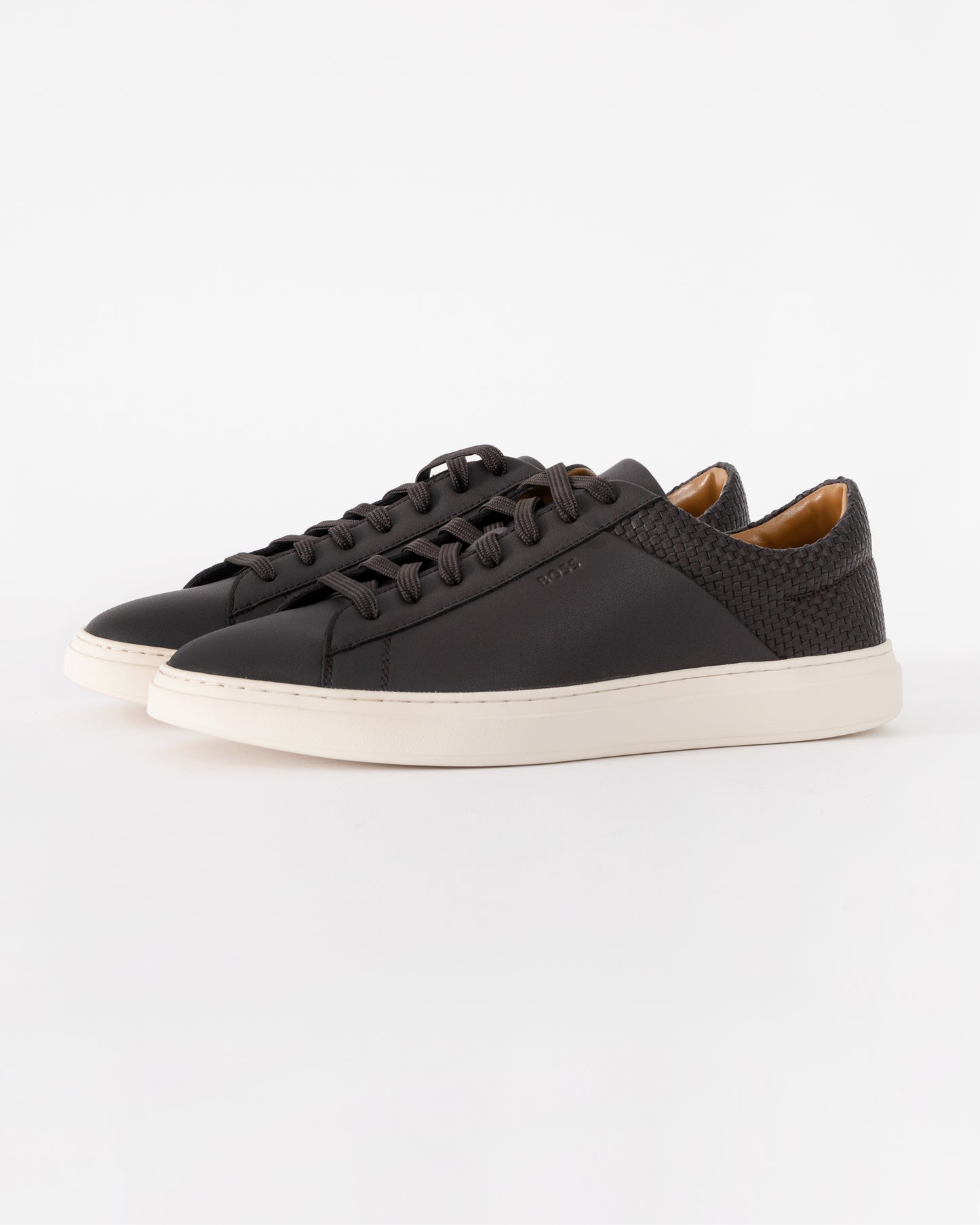 BOSS Orange Kieran Tenn Lwvpu Mens Trainers - Dark Brown 207 | CHO | Designer Mens Trainers