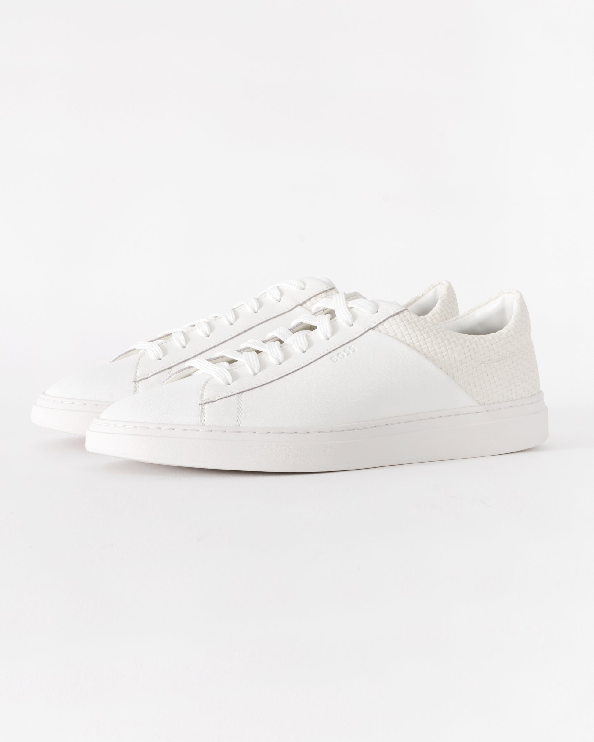 BOSS Orange Kieran Tenn Lwvpu Mens Trainers - White 100 | CHO | Designer Mens Trainers