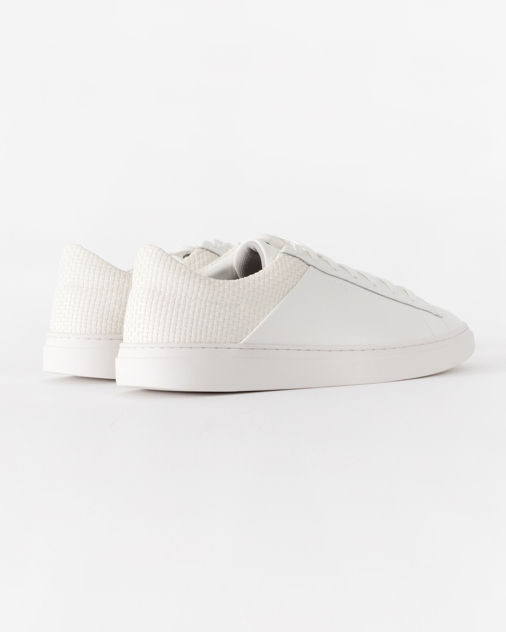 BOSS Orange Kieran Tenn Lwvpu Mens Trainers - White 100 | CHO | Designer Mens Trainers