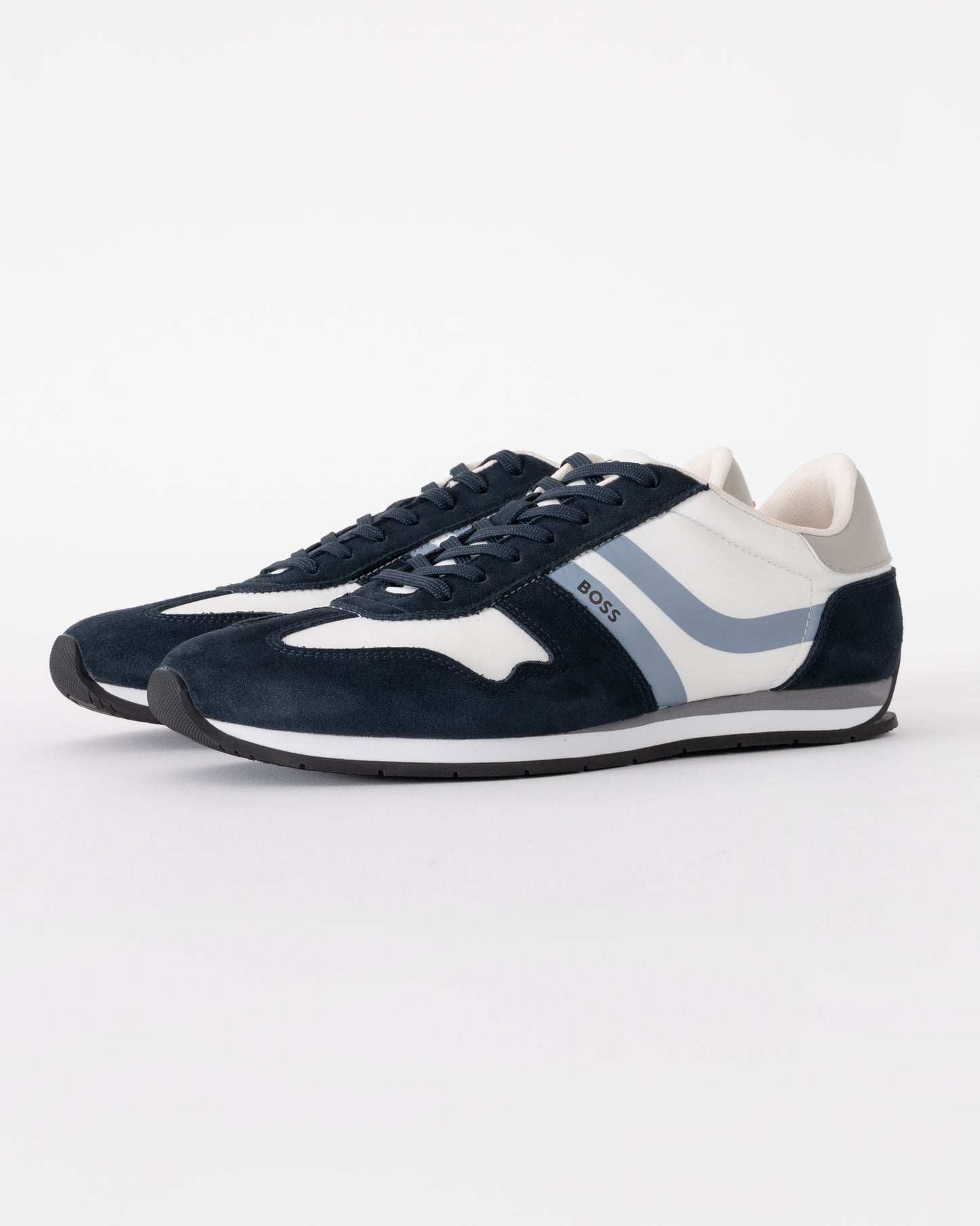 BOSS Orange Levon Runn Nymi Mens Trainers - Open Blue 461 | CHO | Designer Mens Trainers