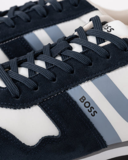 BOSS Orange Levon Runn Nymi Mens Trainers - Open Blue 461 | CHO | Designer Mens Trainers