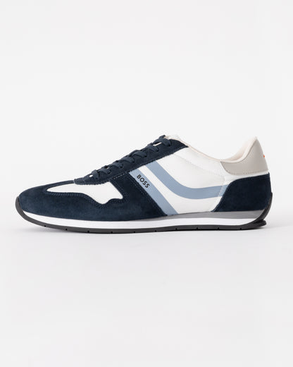 BOSS Orange Levon Runn Nymi Mens Trainers - Open Blue 461 | CHO | Designer Mens Trainers