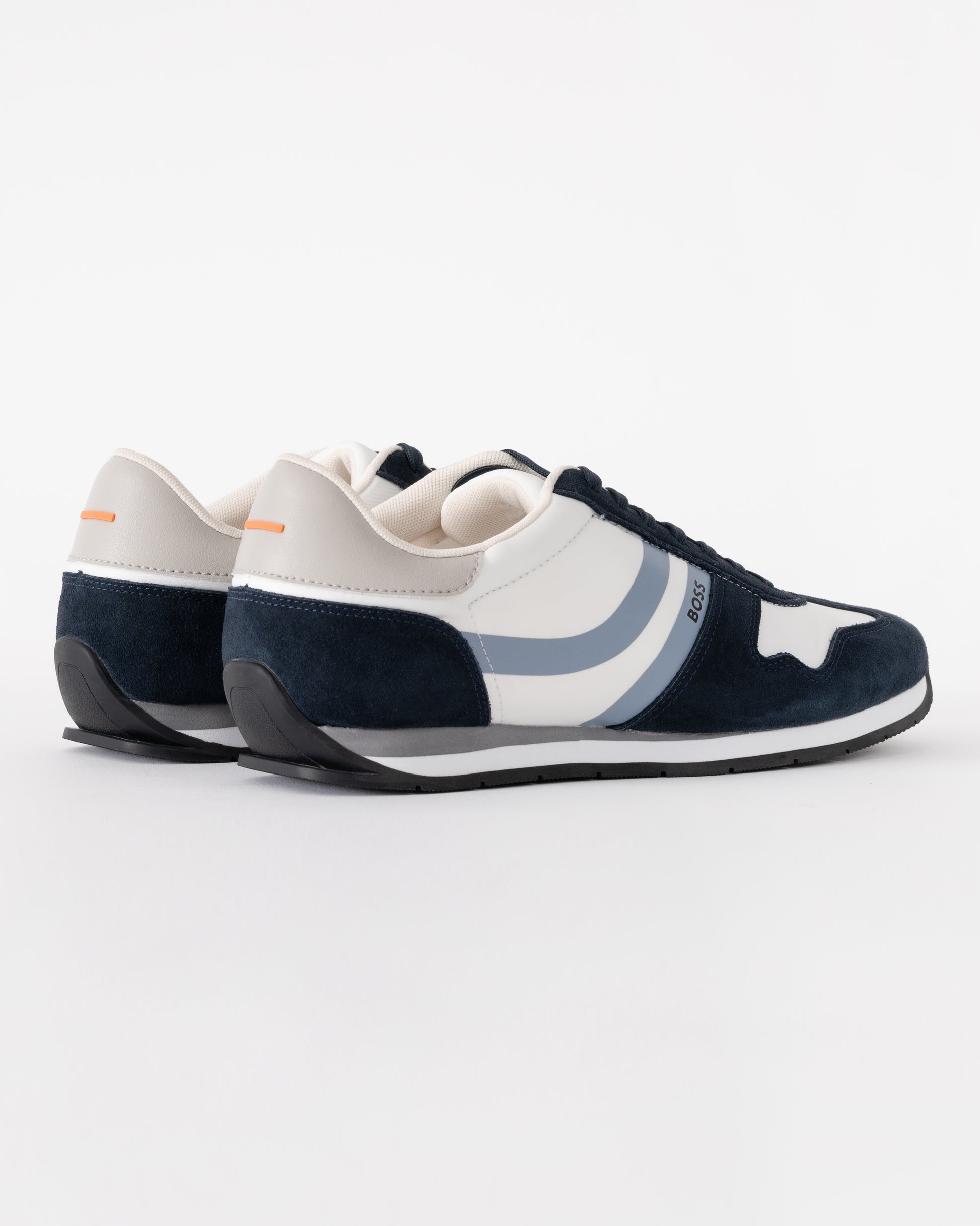 BOSS Orange Levon Runn Nymi Mens Trainers - Open Blue 461 | CHO | Designer Mens Trainers