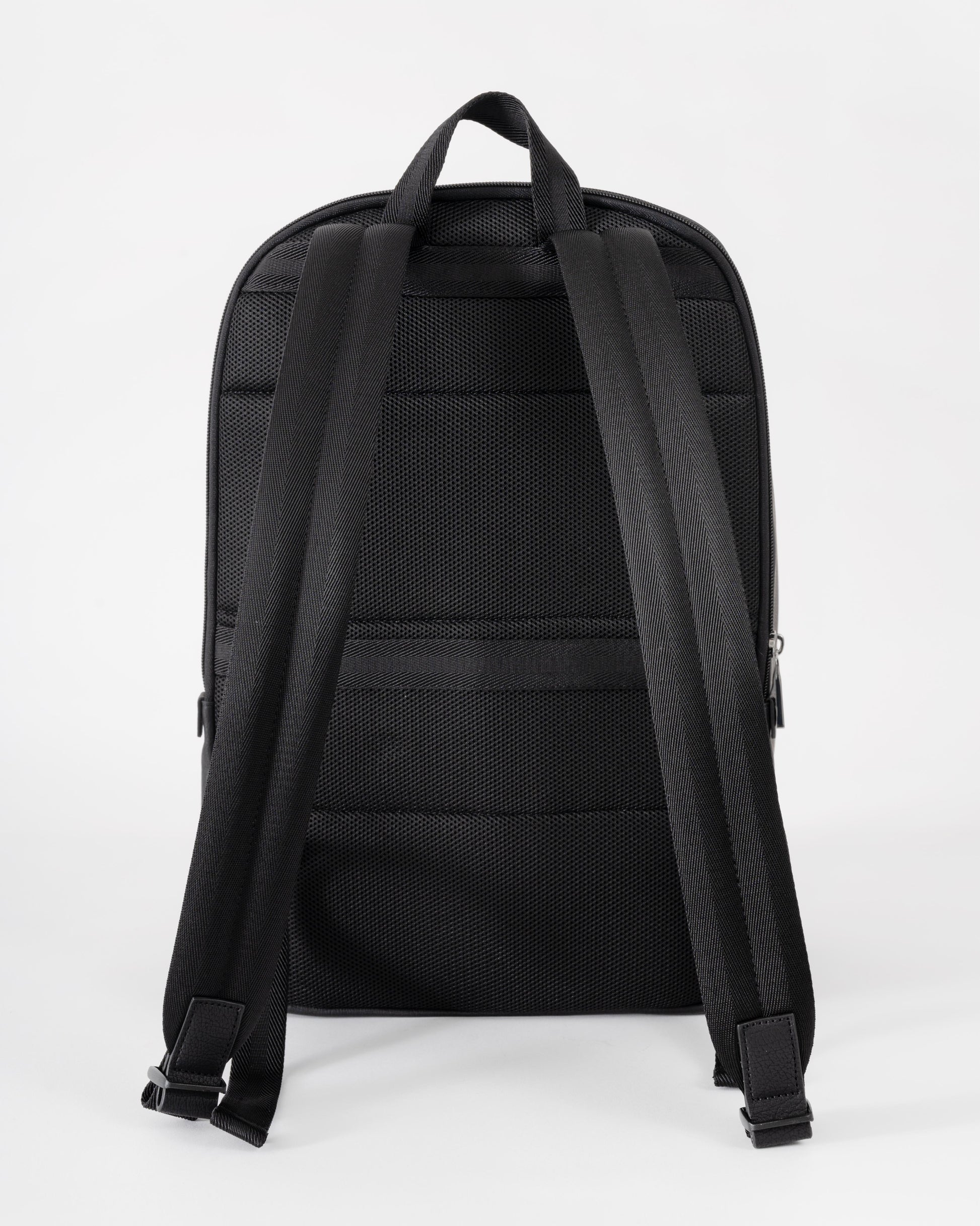 BOSS Orange Lewy Mens Faux Leather Backpack - Black 001 | CHO | Designer Mens Backpacks