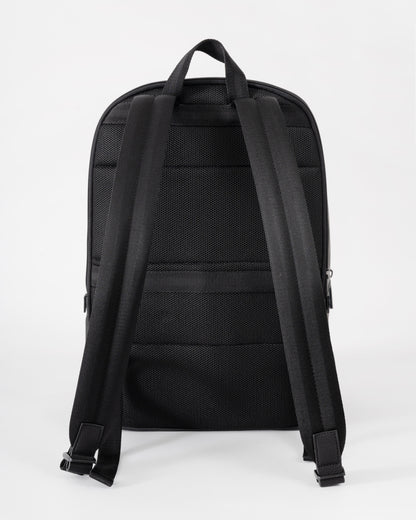 BOSS Orange Lewy Mens Faux Leather Backpack - Black 001 | CHO | Designer Mens Backpacks
