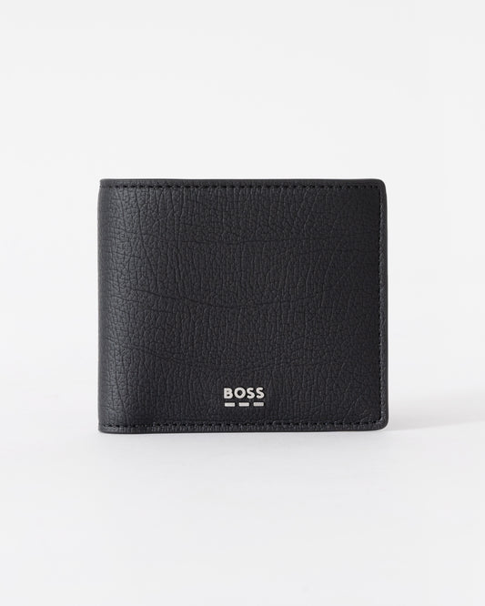 BOSS Orange Lewys Mens 8-Card Wallet - Black 001 | CHO | Designer Mens Wallets