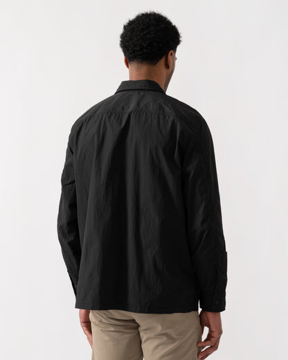 BOSS Orange Lotape Mens Long Sleeve Shirt - Black 001 | CHO | Designer Mens Long Sleeve Shirts