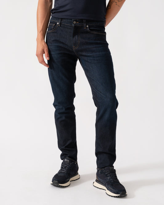 BOSS Orange Maine Regular-Fit Jeans in Blue Soft-Motion Denim  - Dark Blue 402
