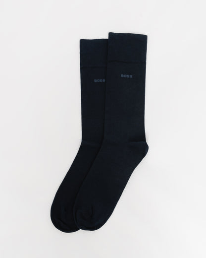 BOSS Orange Marc Logo Socks in Combed Stretch Cotton pack shot 2