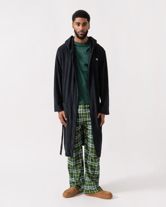 BOSS Orange Mens Cotton Terry Robe open