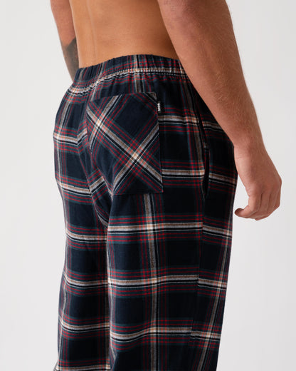 BOSS Orange Mens Holiday Pyjama Pants - Open Blue 460