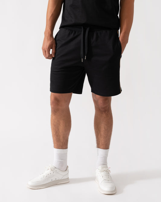 BOSS Orange Mens Iconic Loungewear Shorts 50545595 - Black 001