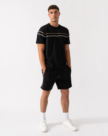 BOSS Orange Mens Iconic Loungewear T-Shirt 50545852 - Black 001