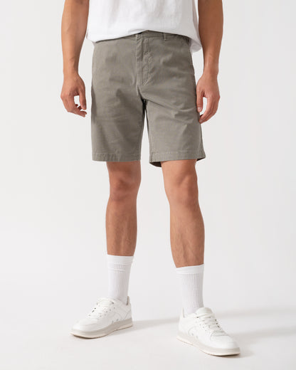 BOSS Orange Mens Slim-Fit Chino Shorts in Stretch-Cotton Twill - Grey 271
