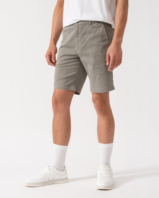 BOSS Orange Mens Slim-Fit Chino Shorts in Stretch-Cotton Twill - Grey 271