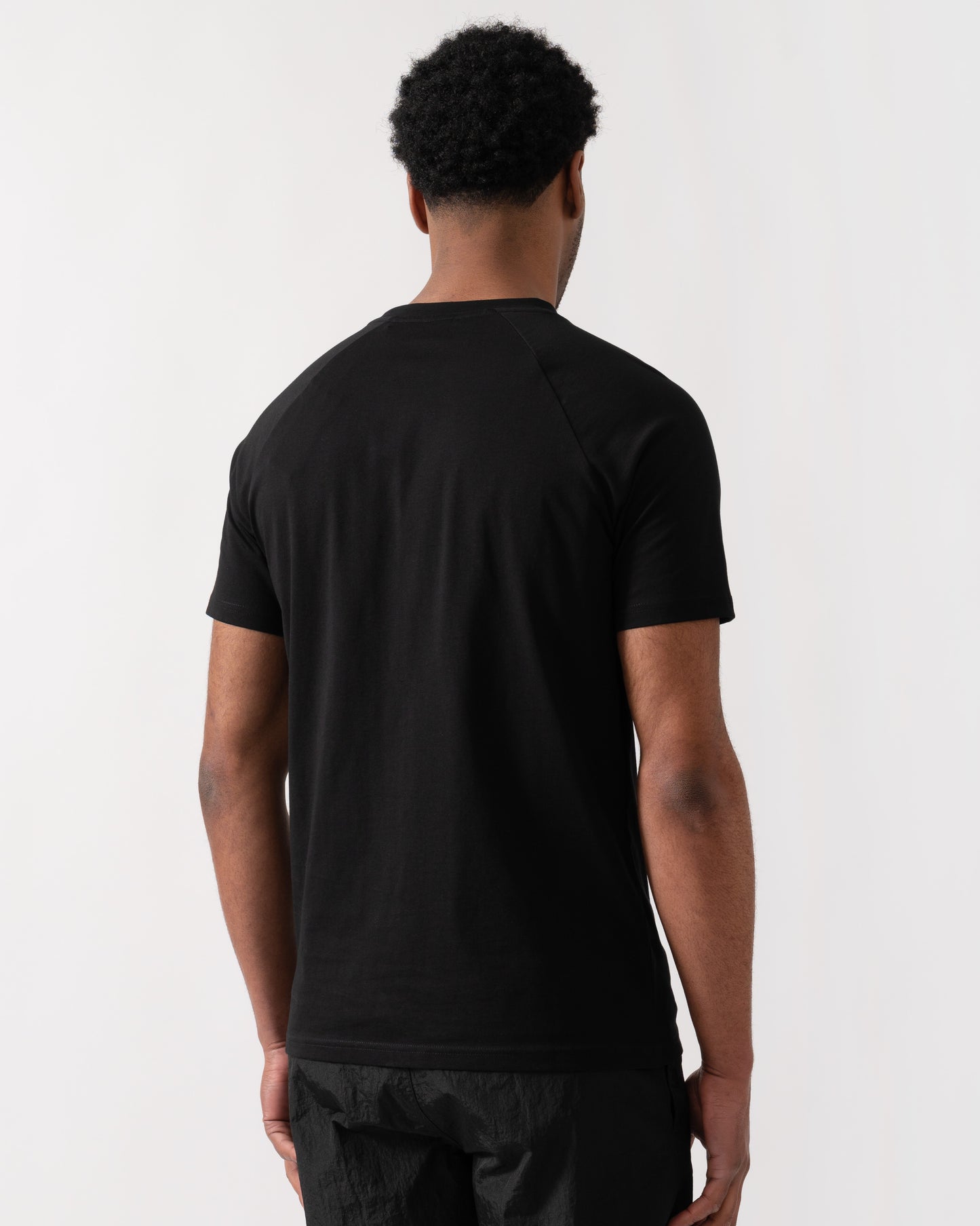 BOSS Orange Mens Slim Fit Beach T - Shirt - Black 005 | CHO | Designer Mens Short Sleeve T - Shirts & Tops