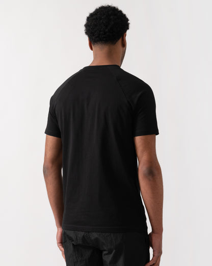 BOSS Orange Mens Slim Fit Beach T - Shirt - Black 005 | CHO | Designer Mens Short Sleeve T - Shirts & Tops