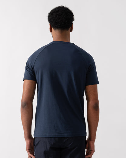 BOSS Orange Mens Slim Fit Beach T - Shirt - Navy 415 | CHO | Designer Mens Short Sleeve T - Shirts & Tops