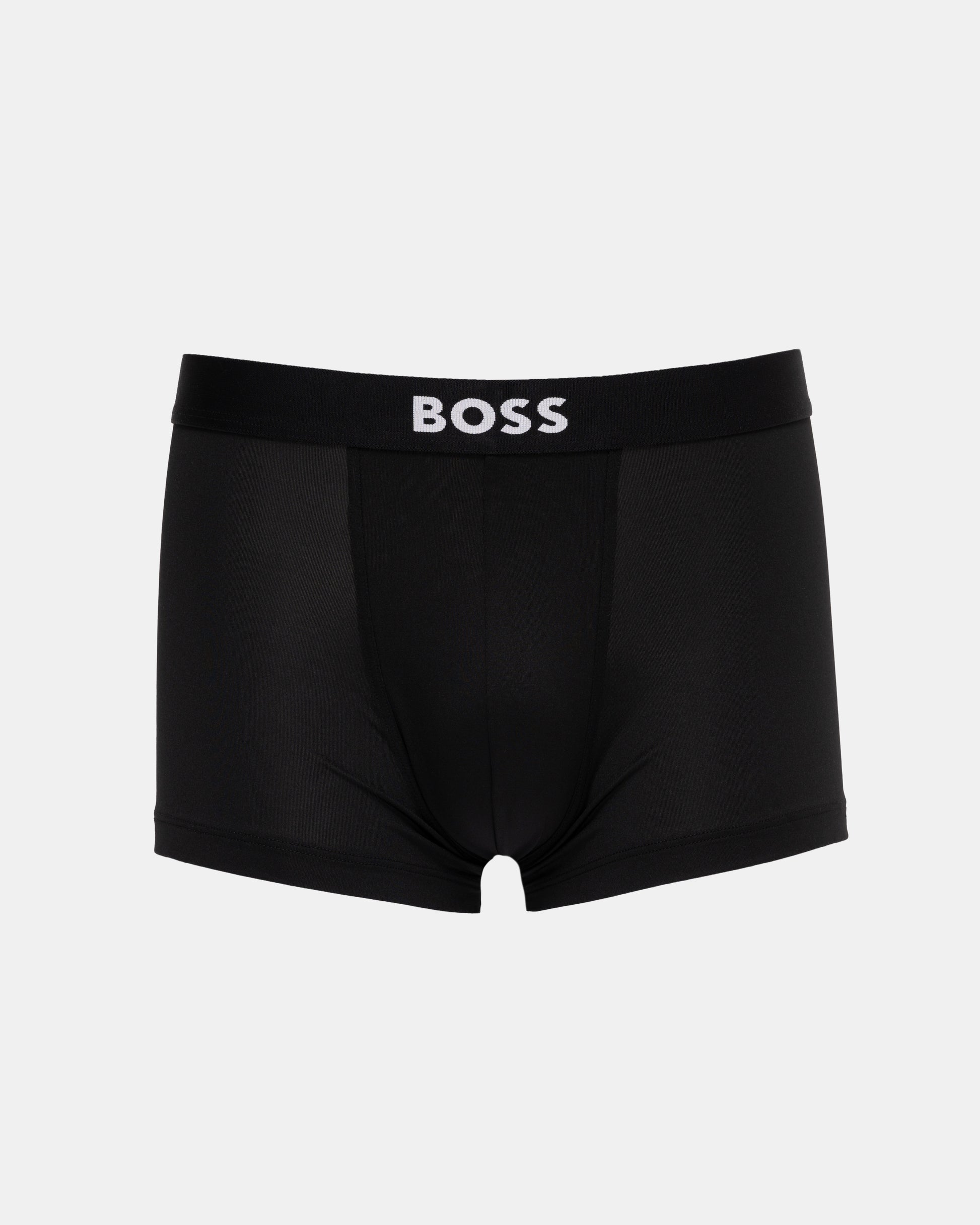 BOSS Orange Micro ONE 3-Pack Mens Trunks - Black 001 - CHO - Designer Mens Underwear