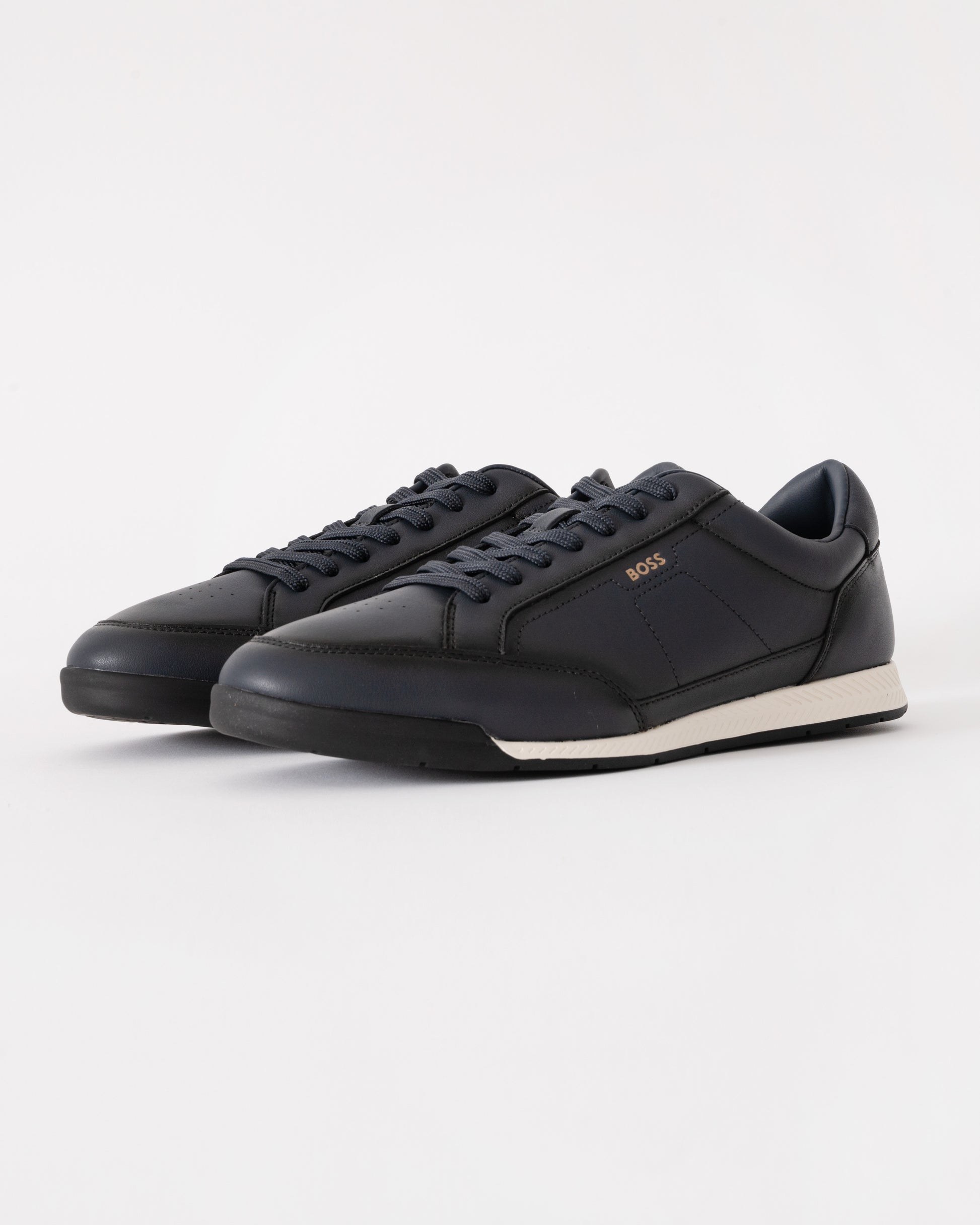 BOSS Orange Nitan Low Profile Bu Trainers in Dark Blue 401