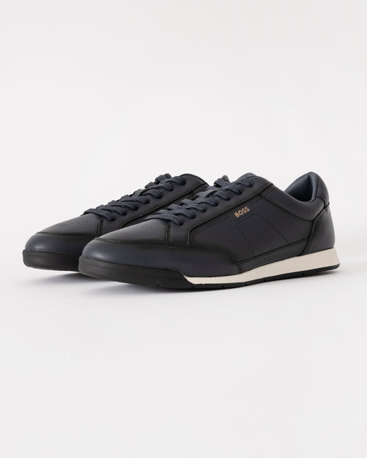 BOSS Orange Nitan Low Profile Bu Trainers in Dark Blue 401