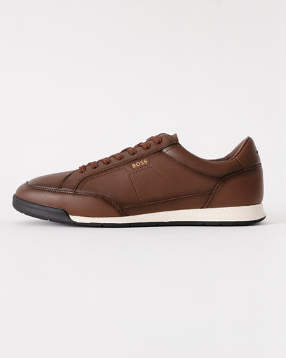 BOSS Orange Nitan Low Profile Bu Mens Trainers - Medium Brown 210