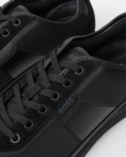 BOSS Orange Nitan Low Profile Nymith Trainers - Black 005 detail