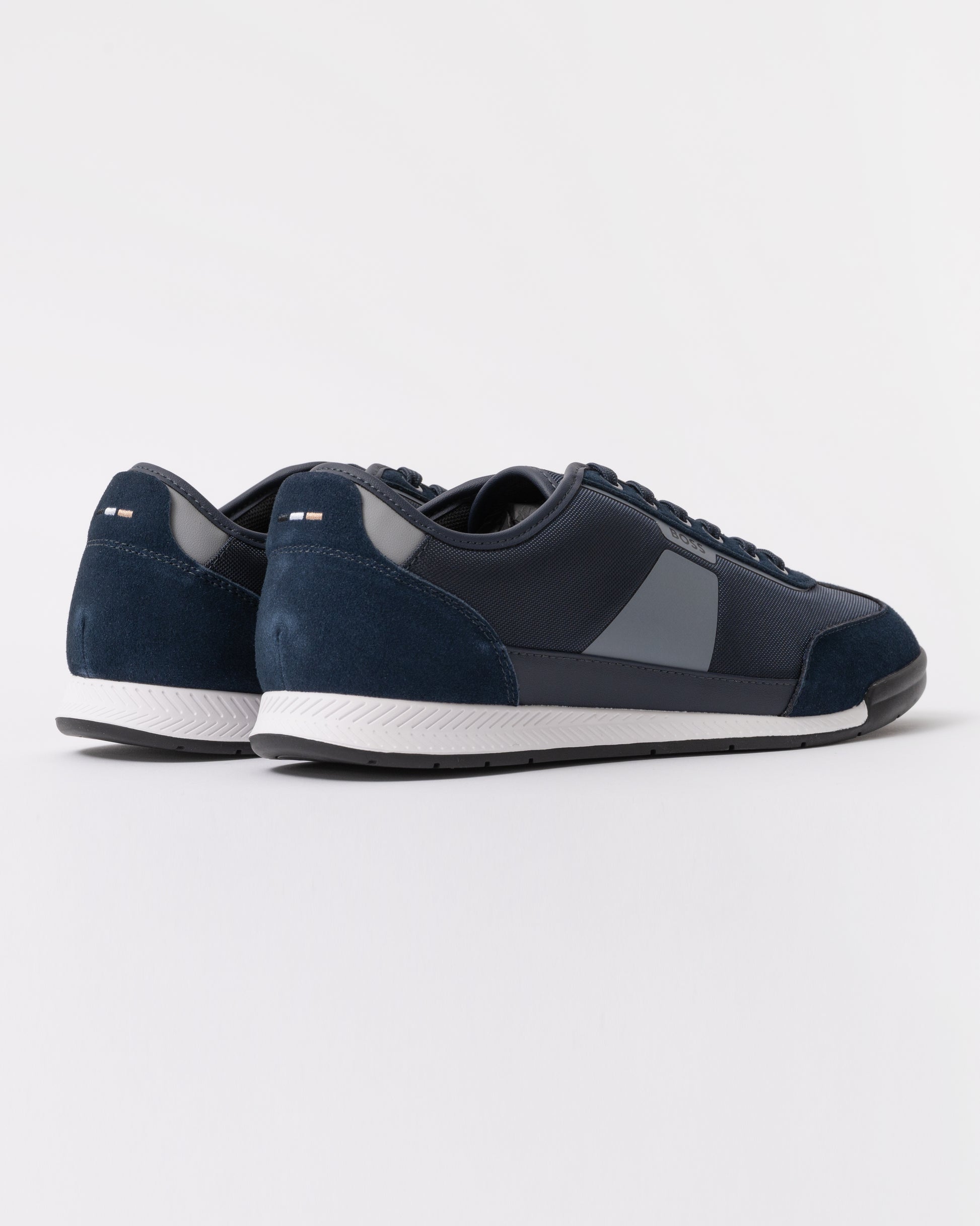 BOSS Orange Nitan Low Profile Nymith Trainers - Open Blue 462 back