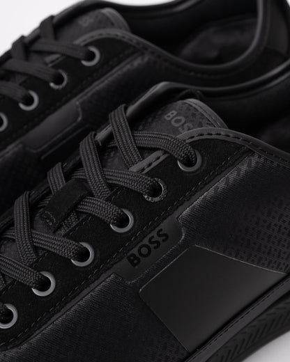 BOSS Orange Nitan Low Profile Mens Trainers - Black 005 detail