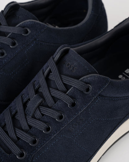 BOSS Orange Nitan Lowp sdhsd Mens Trainers - Dark Blue 401 | CHO | Designer Mens Trainers
