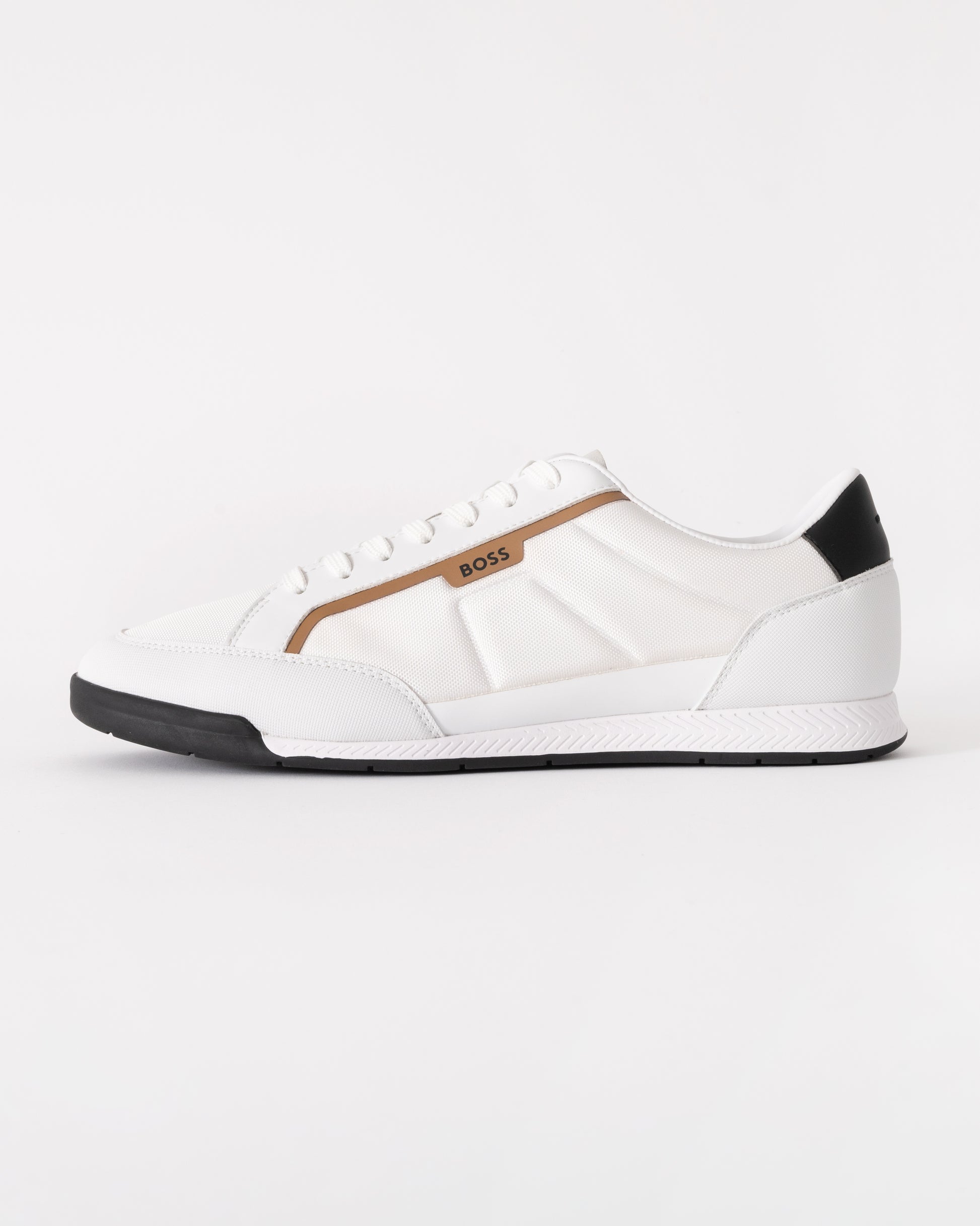 BOSS Orange Nitan Trainers - Open White 122 - CHO - Designer Mens Trainers