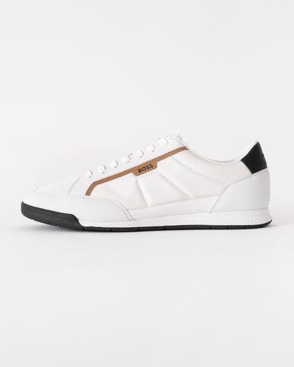 BOSS Orange Nitan Trainers - Open White 122 - CHO - Designer Mens Trainers