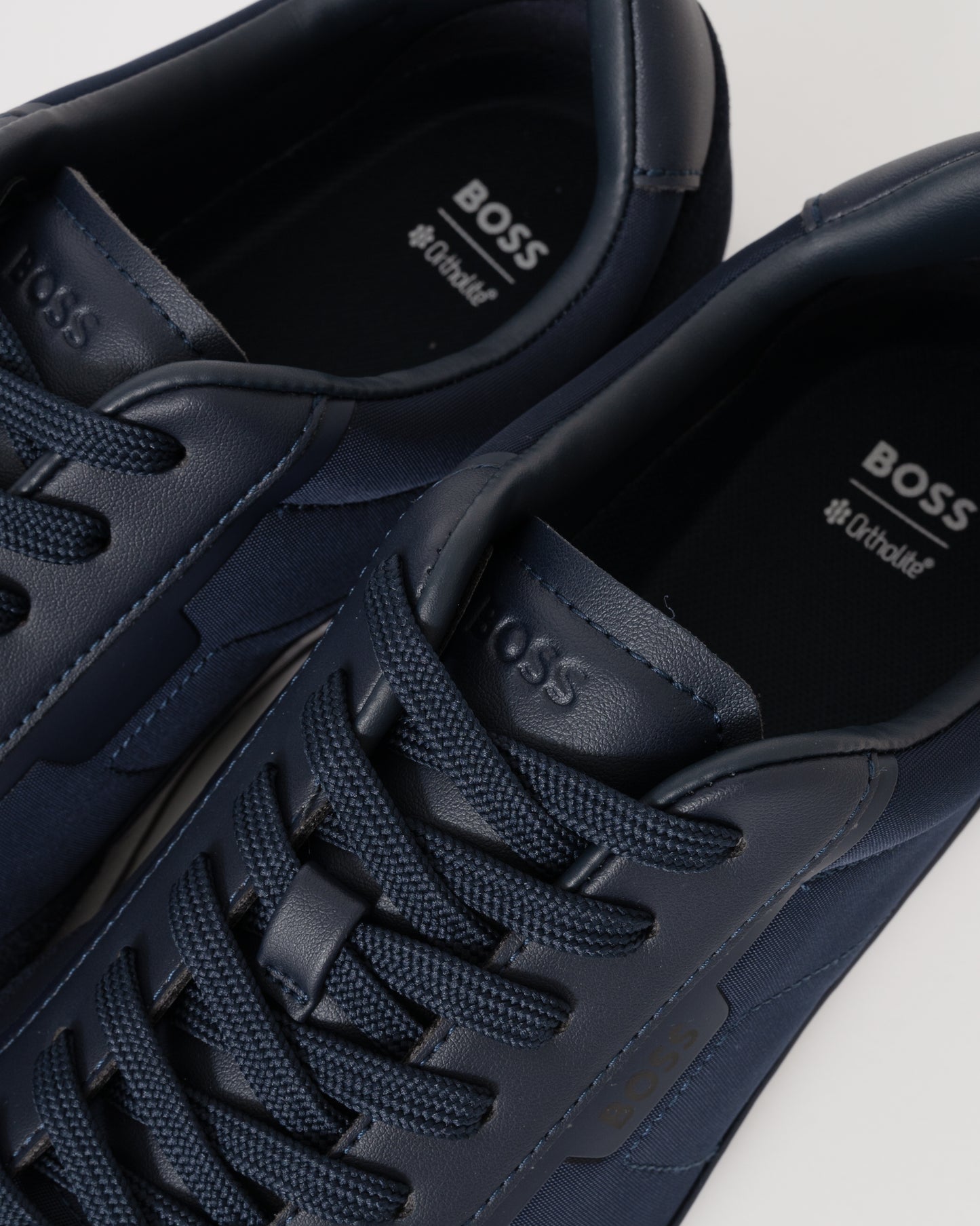 BOSS Orange Nitan Mens Trainers - Dark Blue 401