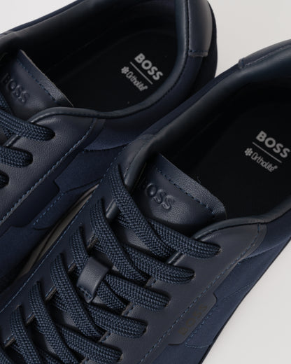 BOSS Orange Nitan Mens Trainers - Dark Blue 401