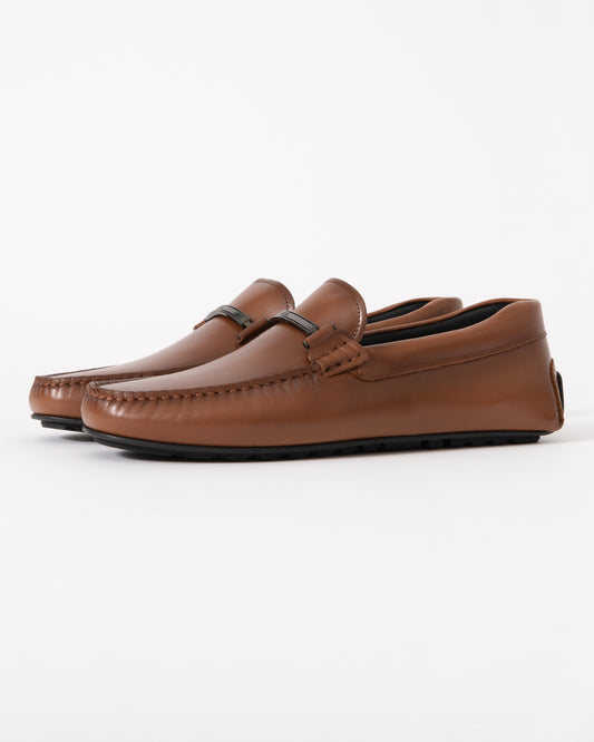 BOSS Orange Noel Mens Moccasins 50548100 - Medium Brown 210