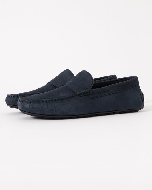BOSS Orange Noel Mens Moccasins 50548116 - Dark Blue 402