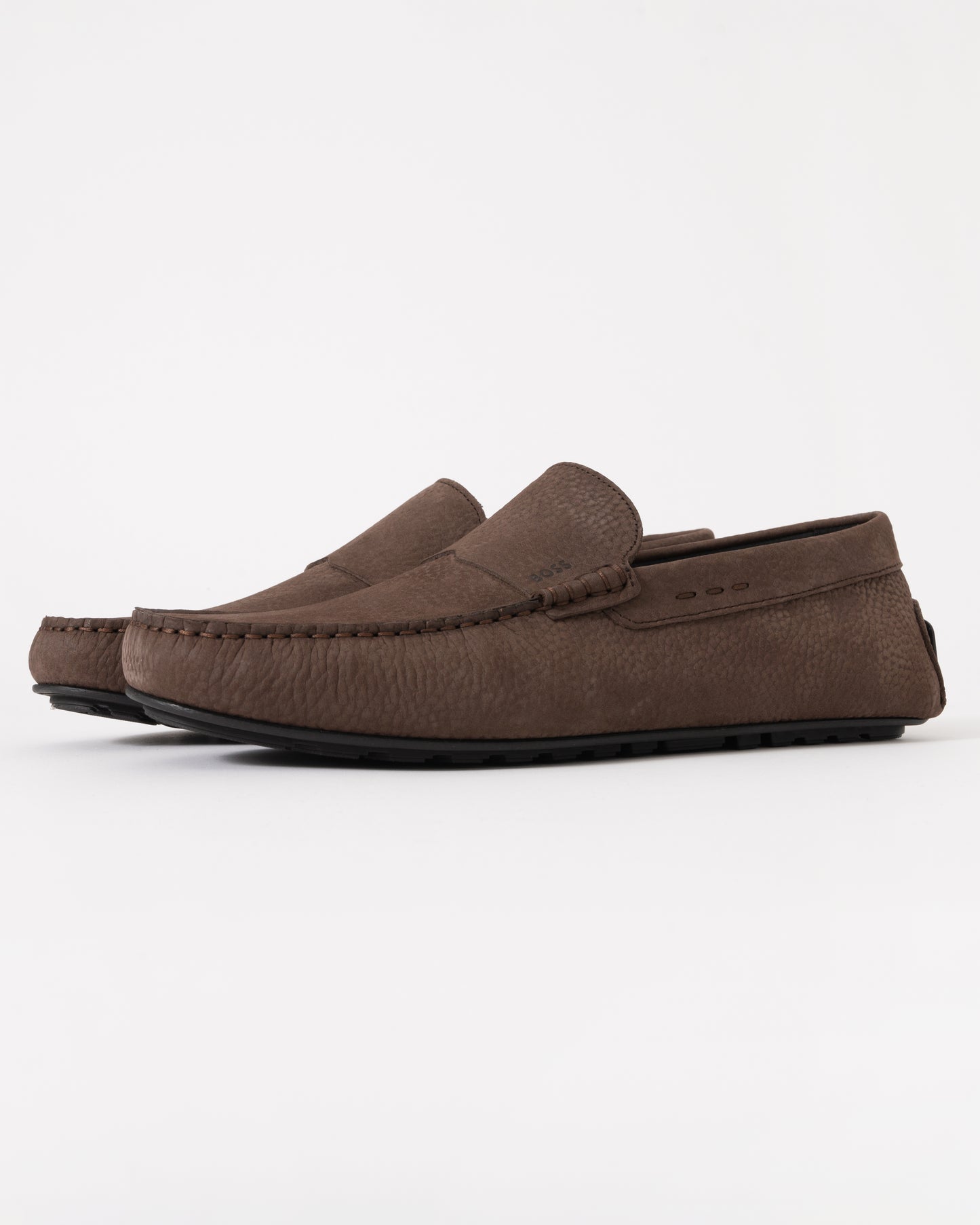 BOSS Orange Noel Mens Moccasins 50548116 - Dark Brown 205