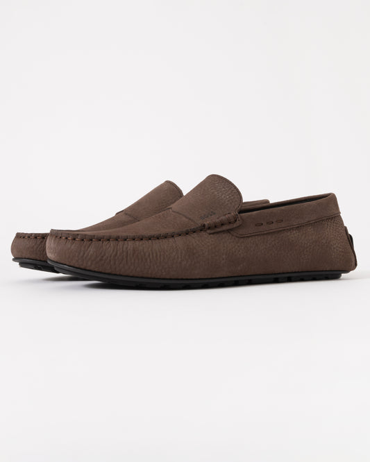 BOSS Orange Noel Mens Moccasins 50548116 - Dark Brown 205