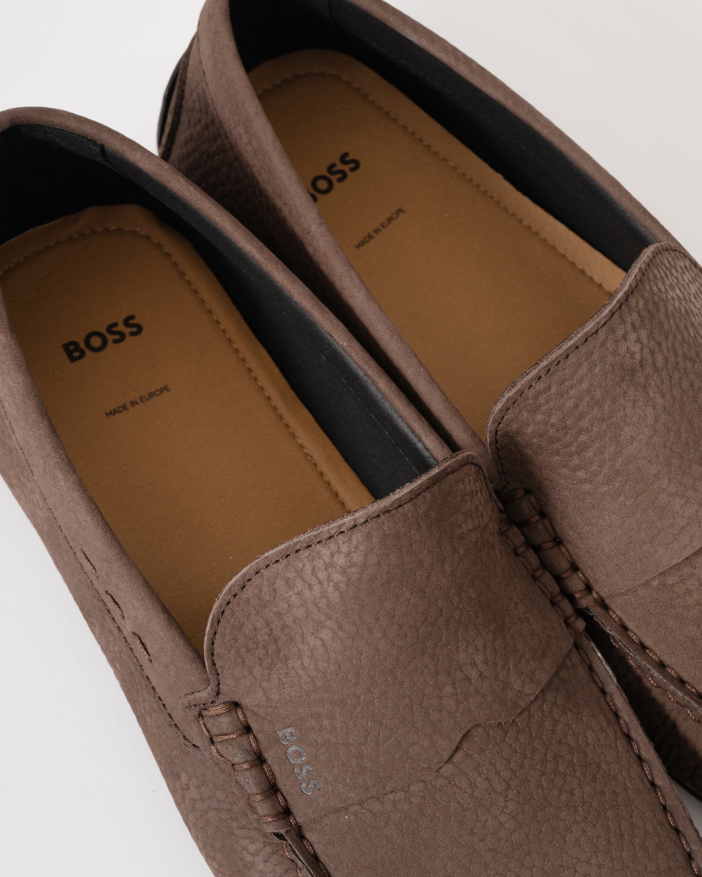 BOSS Orange Noel Mens Moccasins 50548116 - Dark Brown 205