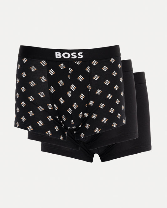 BOSS Orange ONE D 3-Pack Mens Trunks - Open Miscellaneous 979