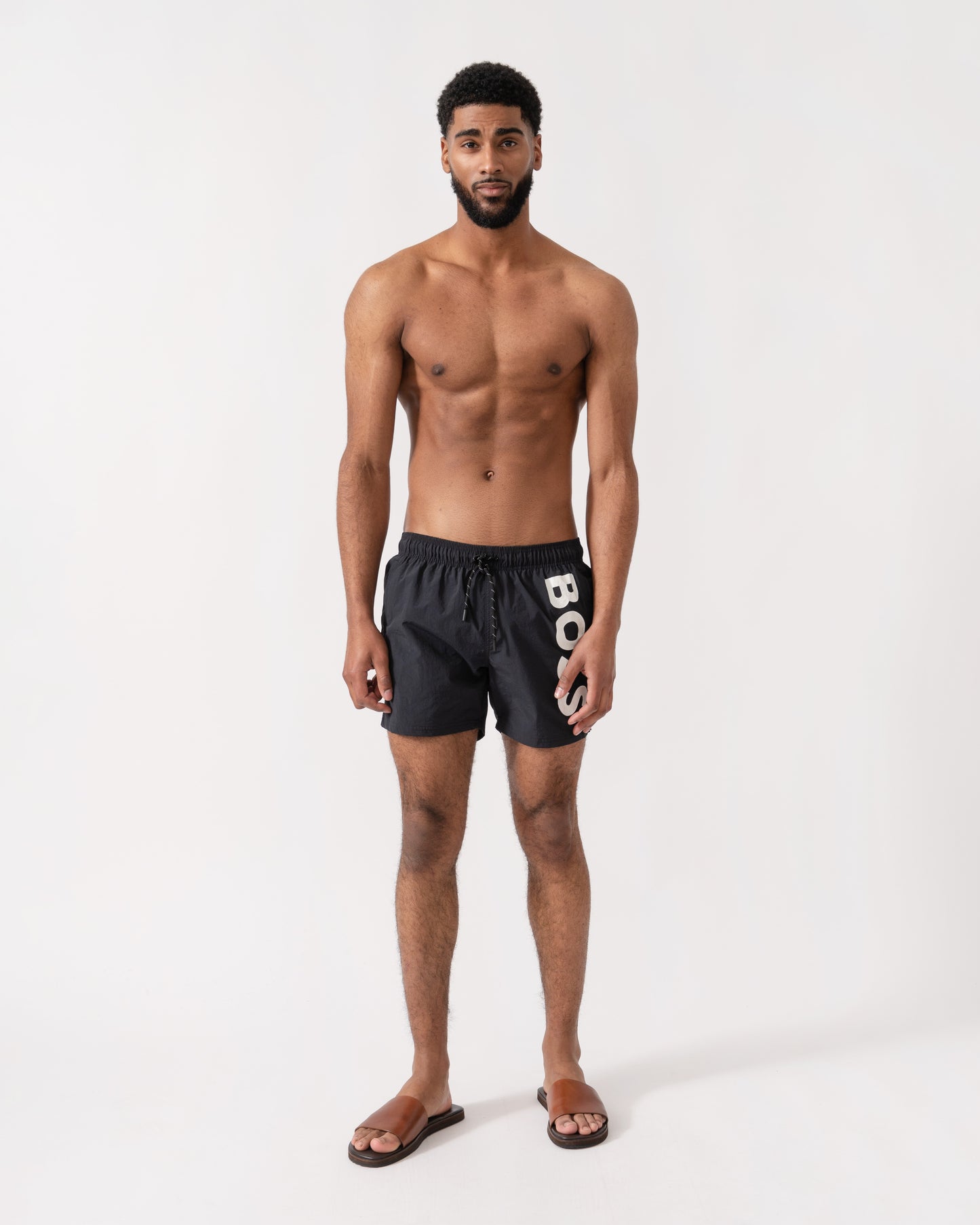 BOSS Orange Octopus Mens Swim Shorts NOS full length