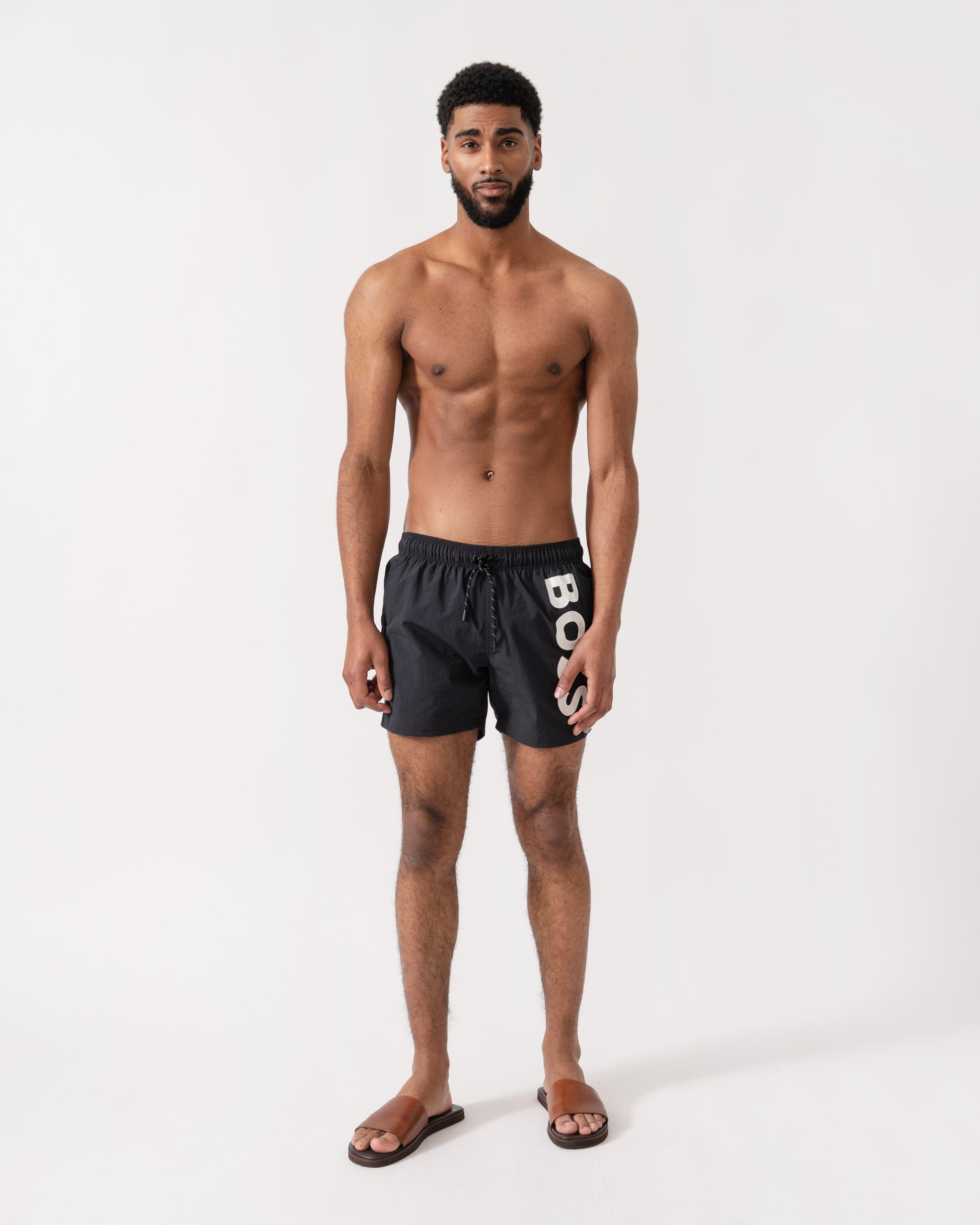 BOSS Orange Octopus Mens Swim Shorts NOS full length