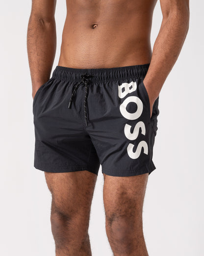 BOSS Orange Octopus Mens Swim Shorts NOS detail