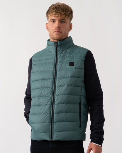 BOSS Orange Odeno 2 Mens Gilet - Open Green 369