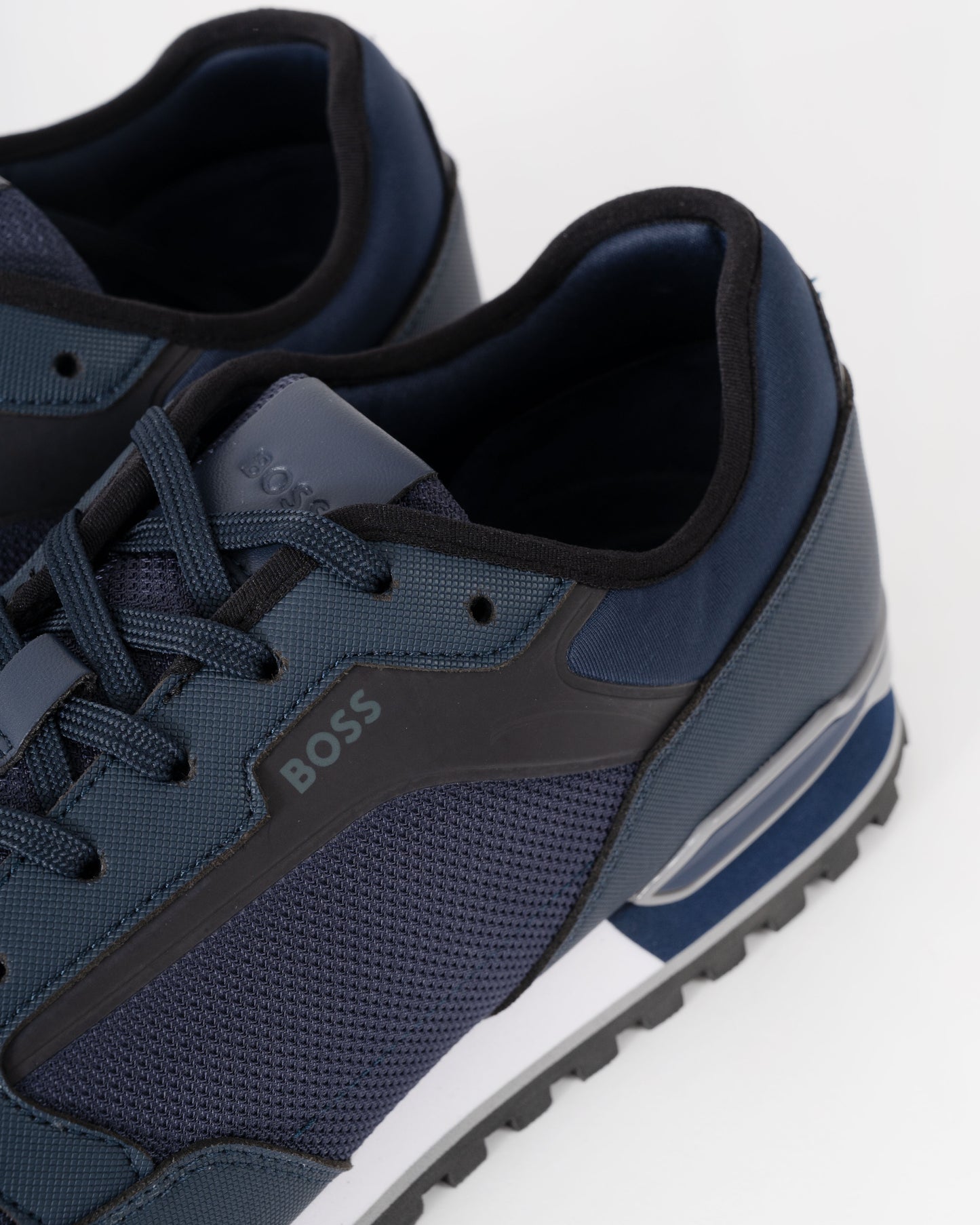 BOSS Orange Parkour L Runn Lytxm Mens Trainers - Dark Blue 401 | CHO | Designer Mens Trainers