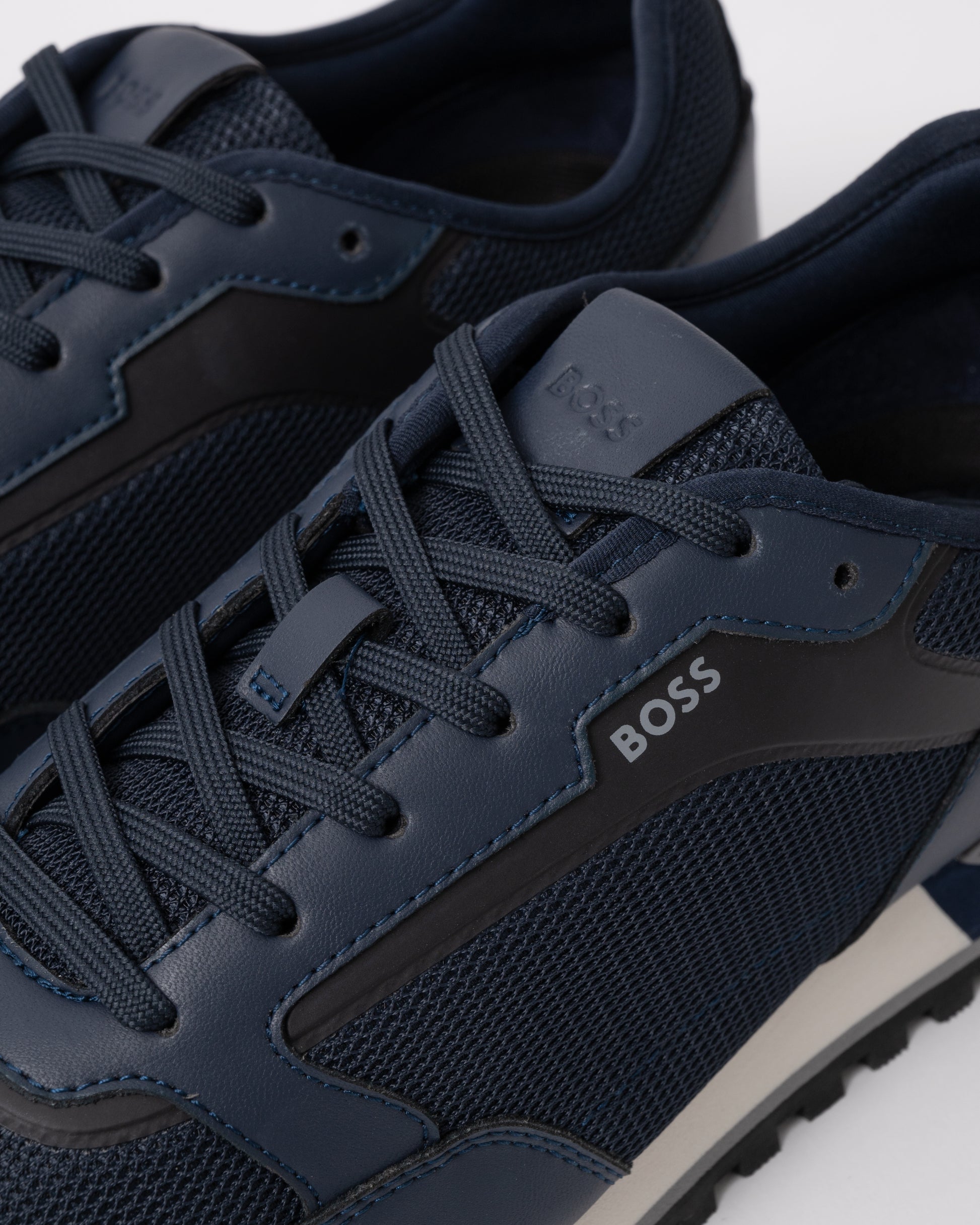 BOSS Orange Mens Parkour Runn Methn Trainers - Black 005 detail